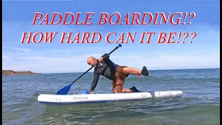 A DAY PADDLE BOARDING!? HOW HARD CAN IT BE??                                  Porth Towyn Tudweiliog