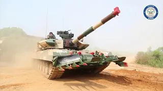 DRDO Arjun MK-1A Main battle Tank of Indian Army in Chennai-2018.