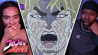 MY GIRLFRIEND REACTS TO - JOJO'S BIZARRE ADVENTURE Part 1 Episode 2 | Reaction!