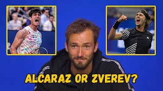 Alcaraz or Zverev?! Daniil previews his Next Opponent...