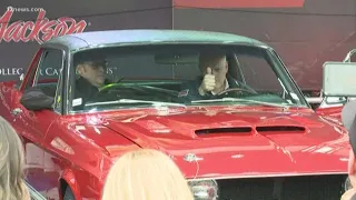 Restored 1967 Shelby Mustang GT500 prototype unveiled at Barrett-Jackson Car Auction in Scottsdale