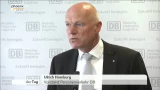 Lokführerstreik: Ulrich Weber und Ulrich Homburg zum Vorgehen von GDL am 07.10.2014
