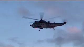 Seaking MK 41 Landung im Schnee auf dem Truppenübungsplatz