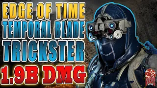EDGE OF TIME - TEMPORAL BLADE TRICKSTER BUILD - 1.9B DMG - OUTRIDERS WORLDSLAYER - [PC]