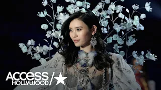 Model Ming Xi Fell At The Victoria's Secret Fashion Show But Recovered Like A Pro | Access Hollywood