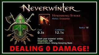 Upcoming Fix & Workaround: Ranger Hindering Strike Not Dealing Damage! - Neverwinter M28