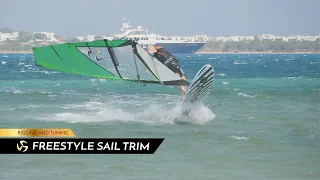 Freestyle sail trim  - Loftsails rigging and tuning