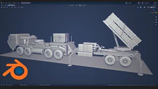 How to model a Patriot Launcher in Blender 2.82 | Part4(Modelling)