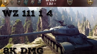 World of Tanks - WZ-111 1-4 Ace Tanker/8k dmg/Steel Wall/High Caliber by lablec