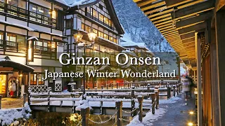 Visiting the MOST FAMOUS Japanese Winter village, inspiration for Spirited Away | Ginzan Onsen