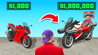 I took weapon upgrades to new extremes! (GTA 5 DLC Bike)