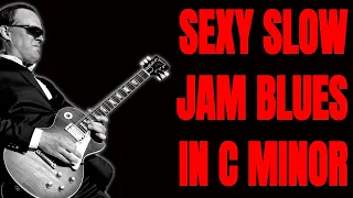 Sexy Slow Blues Backing Track in C Minor | Bonamassa Style Jam Track (44.666 BPM)
