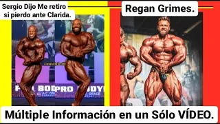 Sergio Oliva Jr. Se Retiraba si perdía Con Shaun Clarida + Regan Grimes No parara hasta Ganar.