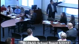 MCPASD School Board Meeting - May 22 2017