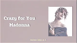 Madonna; Crazy For You (Slowed + Reverb)