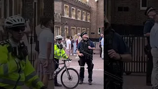 Major Security Breach! 🚨 Armed police sight unknown drone above Saint James’s Palace.