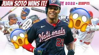 Juan Soto Wins The 2022 Home Run Derby!!!