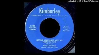 Willis Pounds & The Country Sound - Letting Lonliness Drive Me From My Mind - Kimberley  (Redondo Be