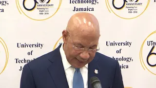 Governor General DISTINGUISHED PUBLIC LECTURE at UTech, Jamaica on Thursday, July 12, 2018