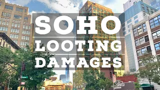 ⁴ᴷ⁶⁰ Walking SoHo in New York City After Recent Looting