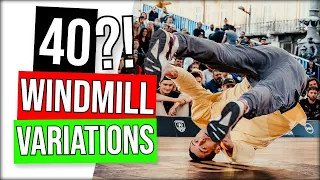 40 WINDMILL VARIATIONS - BY BBOY SAMBO