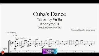 Cuba's Dance with Guitar Tutorial TABs