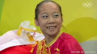 Deng Linlin (CHN) 2008 Olympics TF BB