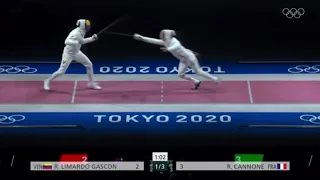 Epee Fencing - Strategies - Fleche! | Limardo G vs Cannone R