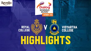 HIGHLIGHTS | Royal College vs Vidyartha College- Dialog Schools Rugby League 2023