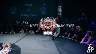 West vs Baby Eyez | Male Top 16 | EBS 2017