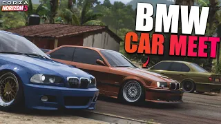 BMW CAR MEET & CRUISING in Forza Horizon 5! | 360 HP BMW e36 M3