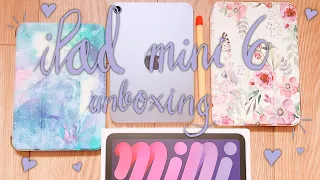 NEW iPad mini 6 unboxing | Plus accessories and Procreate drawing 📱🖌