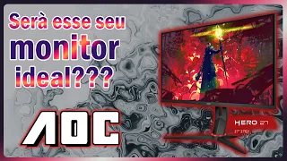 Unboxing e Review do Monitor AOC Hero 27 G2: Experiência Épica de Gaming e Desempenho Imersivo