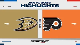 NHL Highlights | Ducks vs. Flyers - January 17, 2023