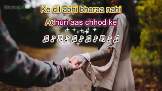 Abhi na Jao Chhodke - Hum Dono - Karaoke Highlighted Lyrics