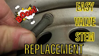 How To Replace A Tire Valve Stem Without Removing The Tire