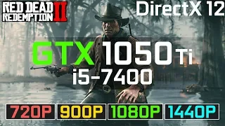 Red Dead Redemption 2 GTX 1050 Ti + i5-7400 | Low vs. High vs. Optimal | 720p - 900p - 1080p - 1440p