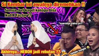 Awalnya diremehkan!! Tapi akhirnya si Kembar ini jadi rebutan semua JURI -X Factor Indonesia(Parodi)