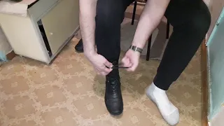 Способ завязывания шнурков на берцах для Глеба Скоробогатого