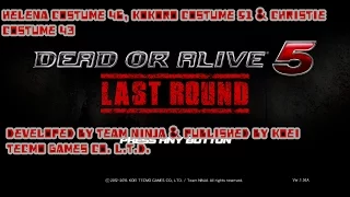 Dead or Alive 5 Last Round   Part 46 Helena Costume 46, Kokoro Costume 51 & Christie Costume 43