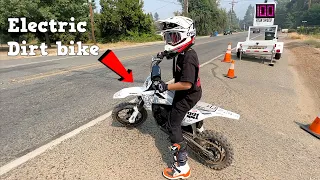 FASTEST Electric Dirt Bike Kid (9 Years old) - Buttery Vlogs Ep161