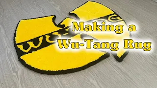 Making a Wu-Tang Rug | ASMR | Rug Tufting