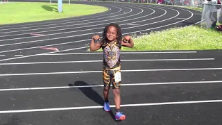 6 Year Old Blaze Wins 100,200 And 400 In The 8U Division