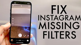 How To FIX Instagram Camera Filters Missing!