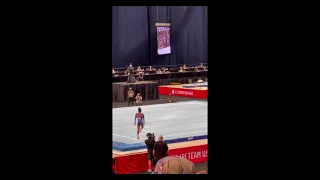 Simone Biles doing moves only she can do at the 2021 Tokyo Olympics