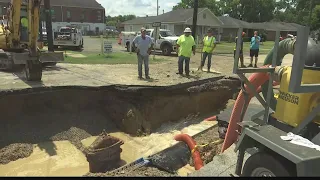 Bessemer water main break