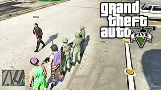 GTA 5 - ATTACKING THE MILITARY BASE - GTA 5 Online secret mission Takeover with Funny Moments !!