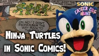 Ninja Turtles in Sonic Comics - Sonic Easter Egg Hunt