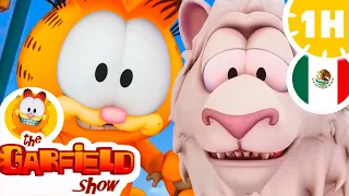 🦁 ¡Garfield y la reina león! 🦁 - ¡Feliz día del león!