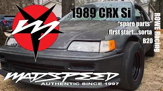 Madspeed 1989 Honda CRX Si Updates B20 "Spare Parts" Ep26